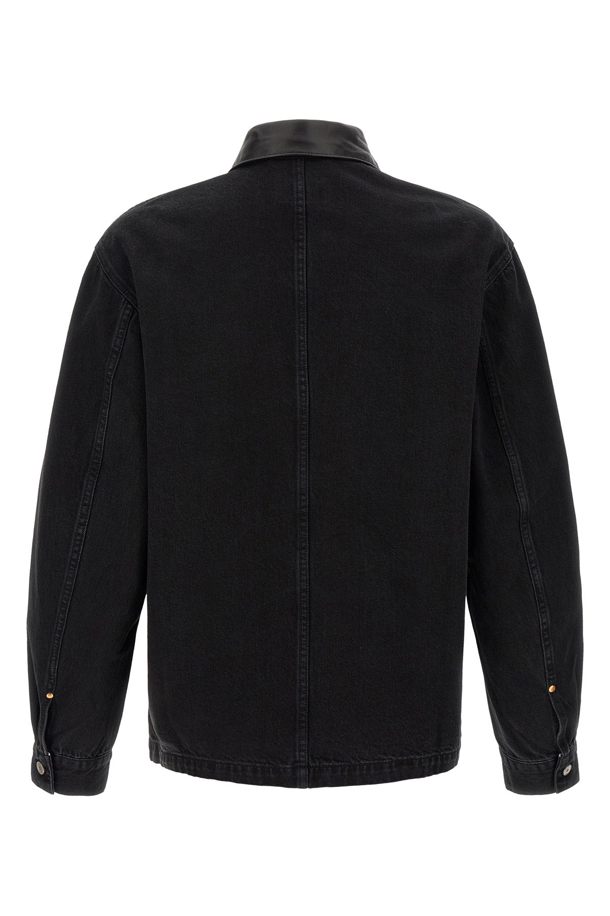 lemaires workwear inspired overshirt features a workwear construction elevate