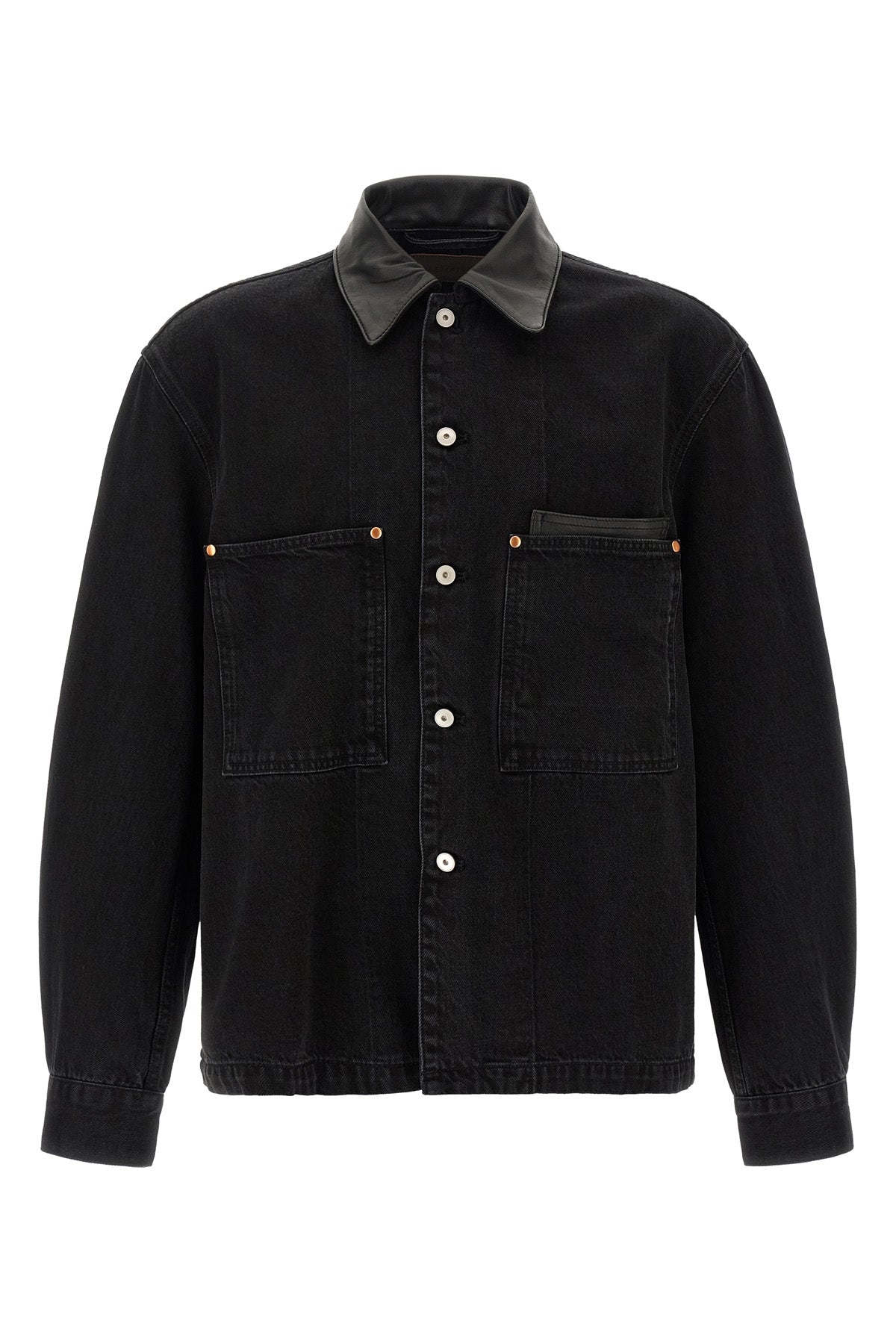 lemaires workwear inspired overshirt features a workwear construction elevate