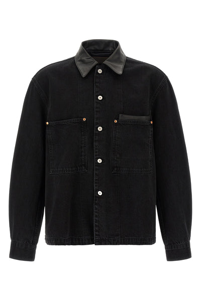 lemaires workwear inspired overshirt features a workwear construction elevate