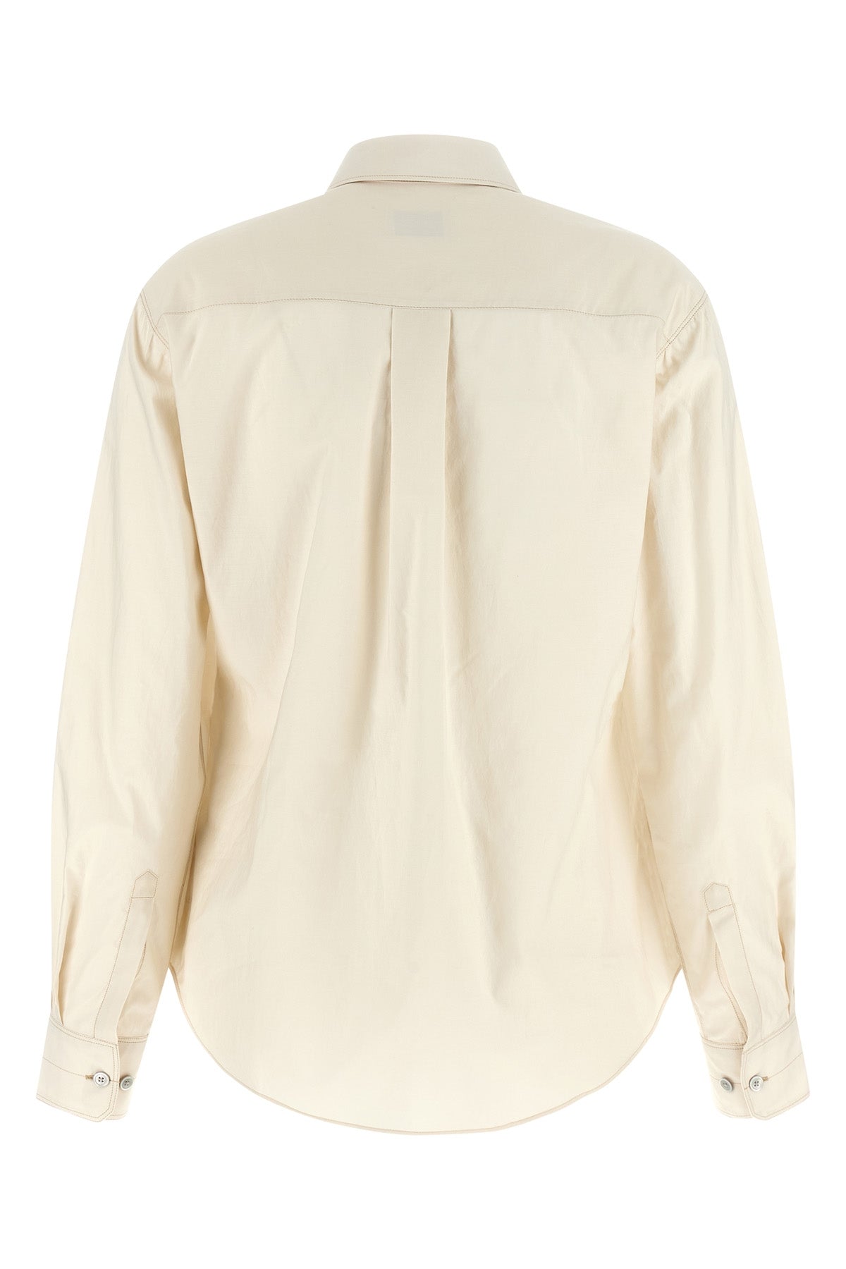 the lemaire pointed collar shirt reinterprets a wardrobe classic through a rigor