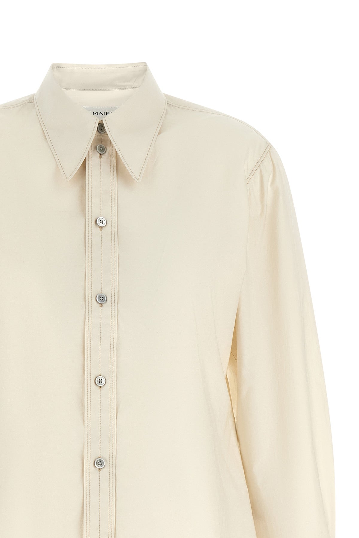 the lemaire pointed collar shirt reinterprets a wardrobe classic through a rigor
