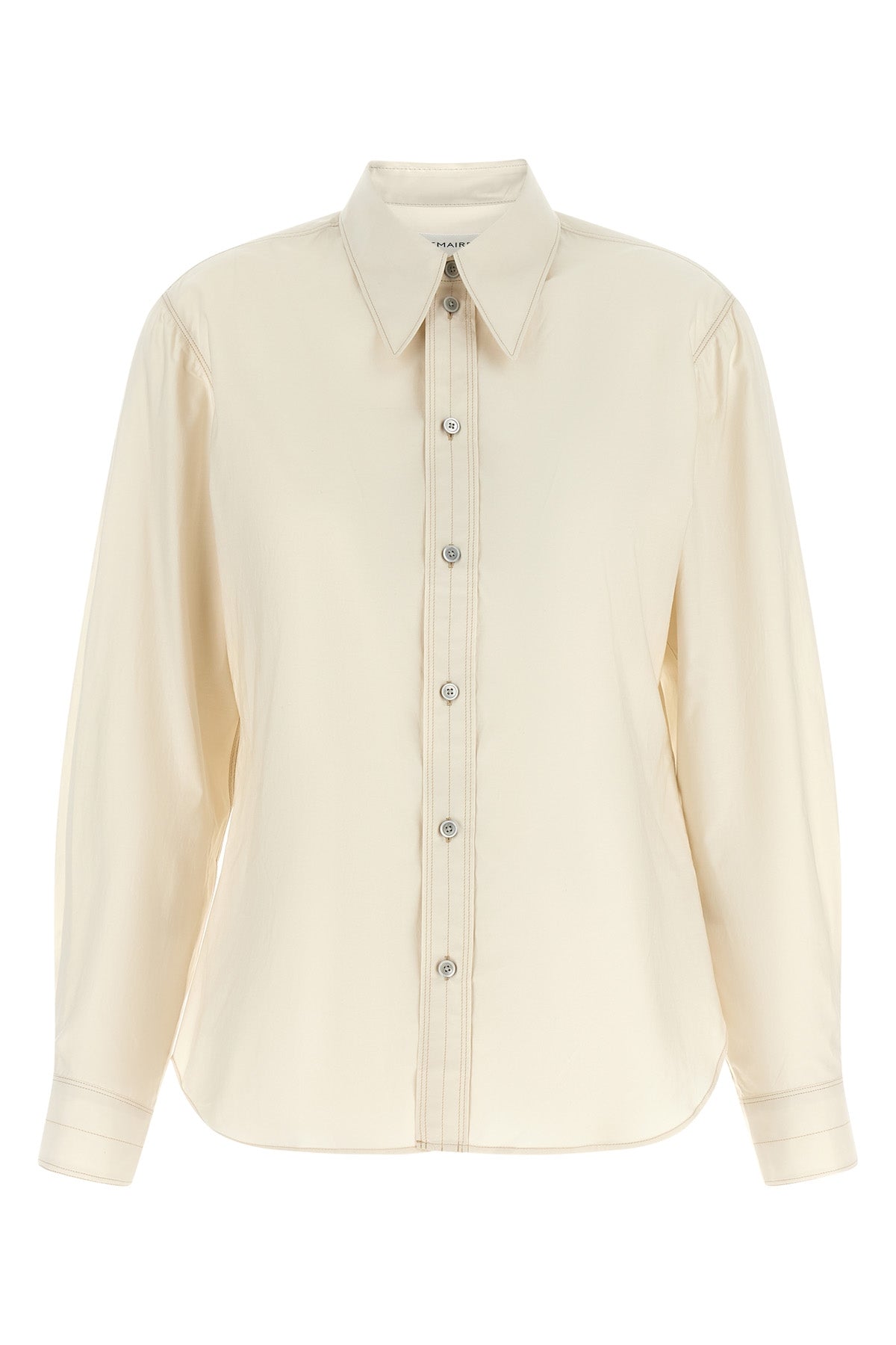 the lemaire pointed collar shirt reinterprets a wardrobe classic through a rigor