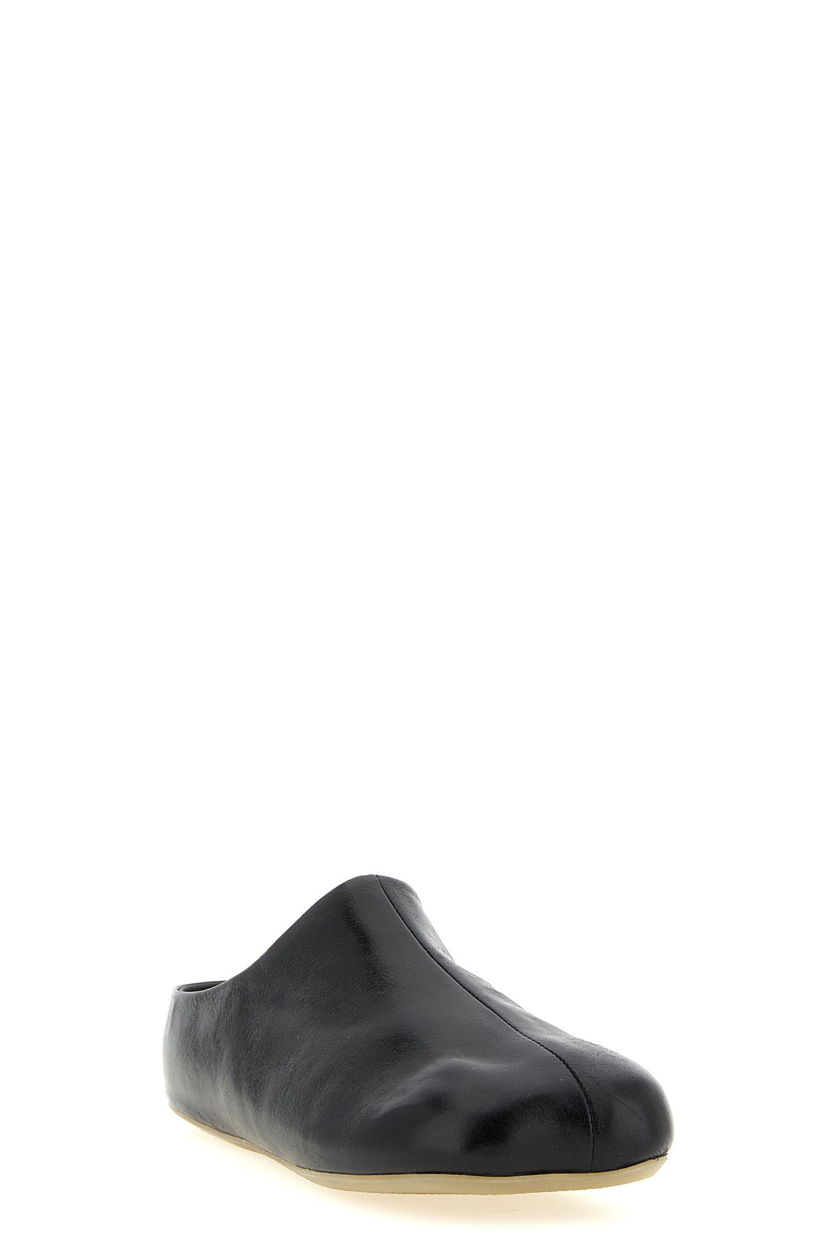factory sabots in smooth calf leather