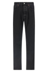 garment-dyed cotton denim jeans