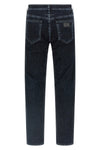 jeans in hand-drawn cotton denim treated