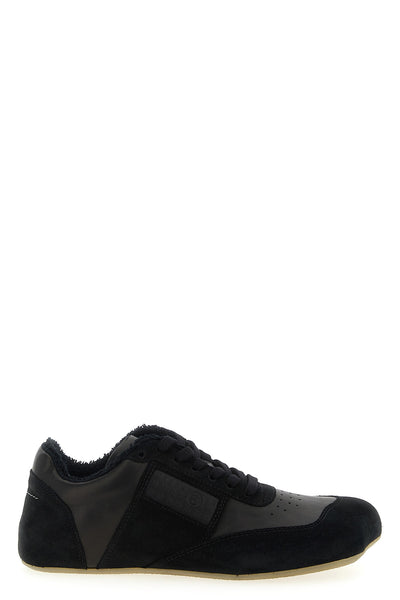 anatomic leather and suede sneakers