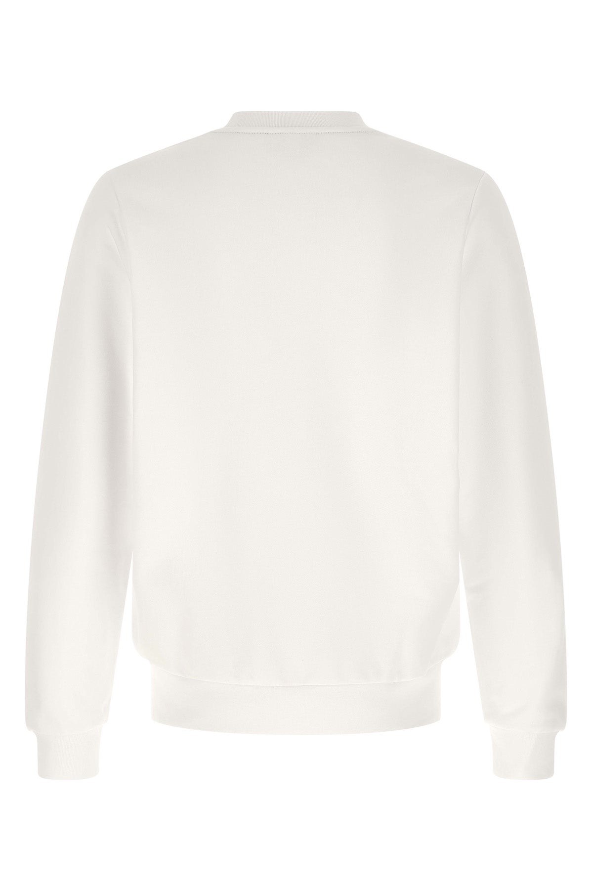 the lacoste pure cotton fleece crew neck sweatshirt