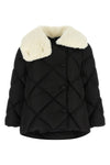 the ienki ienki shearling queen jacket redefines the volumes of outerwear thro