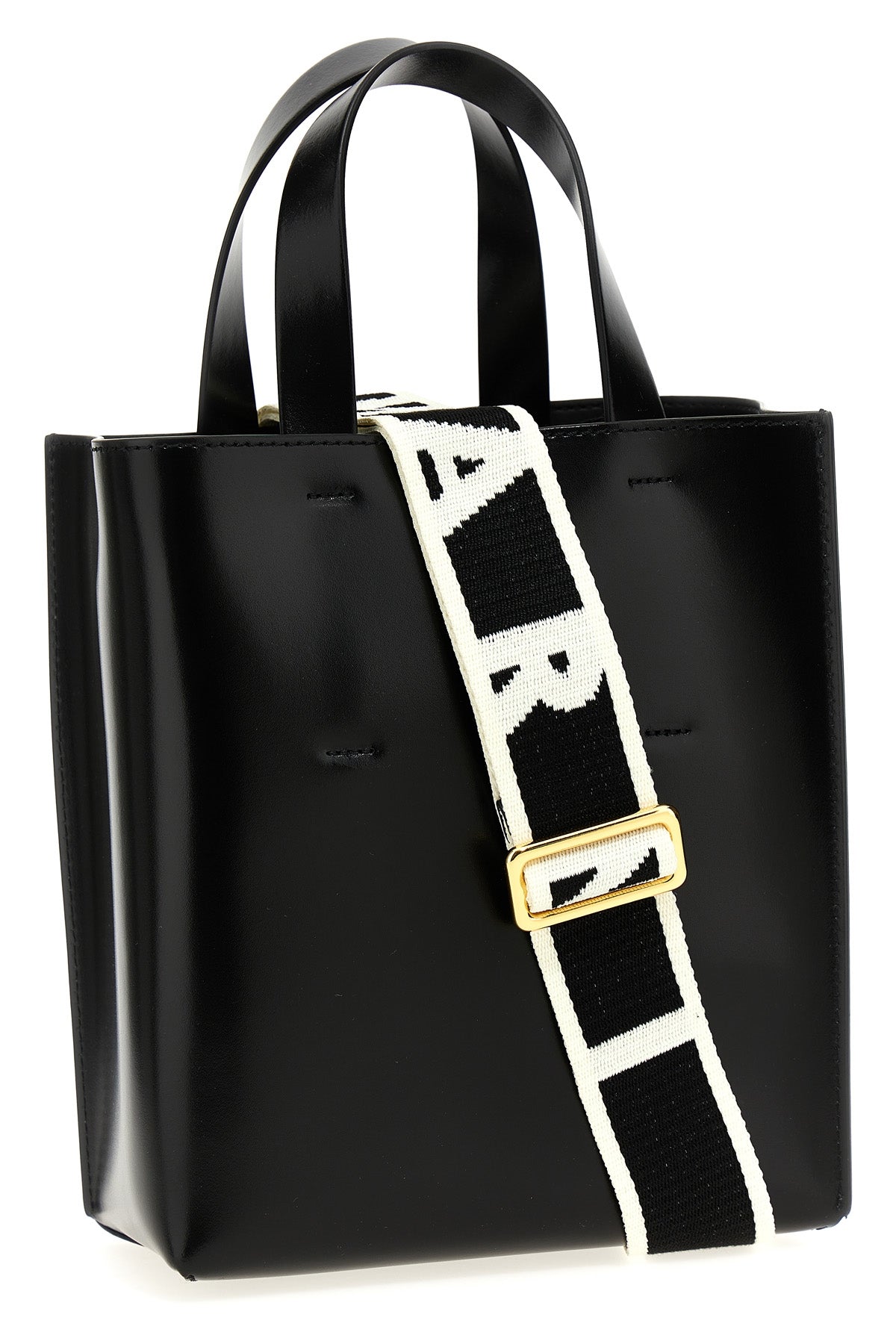mini museo leather handbag