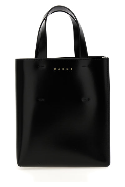 mini museo leather handbag