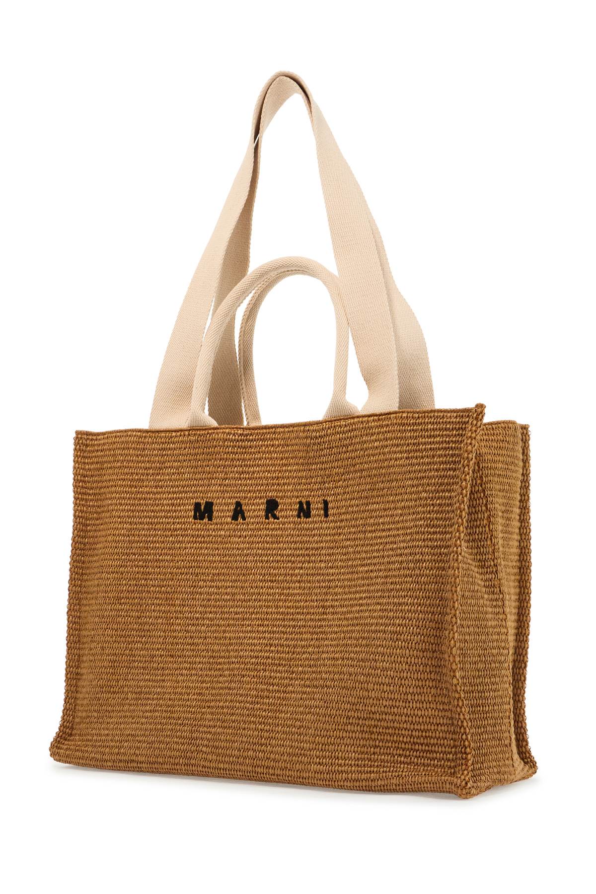 large raffia effect tote bag