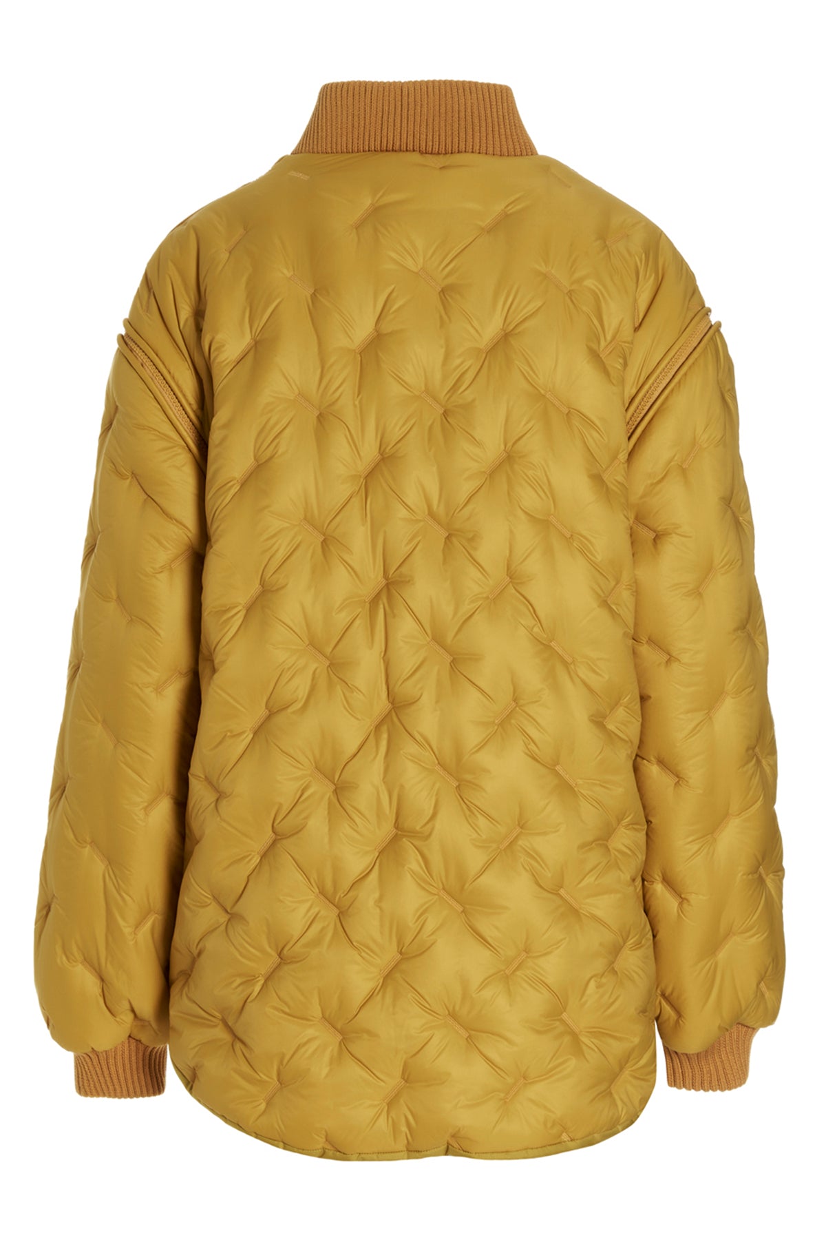 gang reversible bomber jacket in quilted and padded fabric