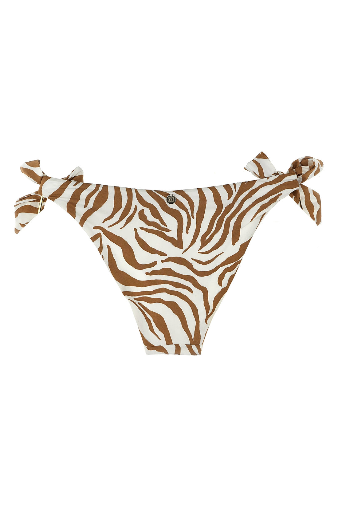 MAX MARA 3 silvana bikini bottoms in zebra animal print stretch fabric