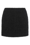 the balmain mini skirt in bouclé cotton blend redefines the codes of contemporar