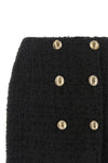 the balmain mini skirt in bouclé cotton blend redefines the codes of contemporar