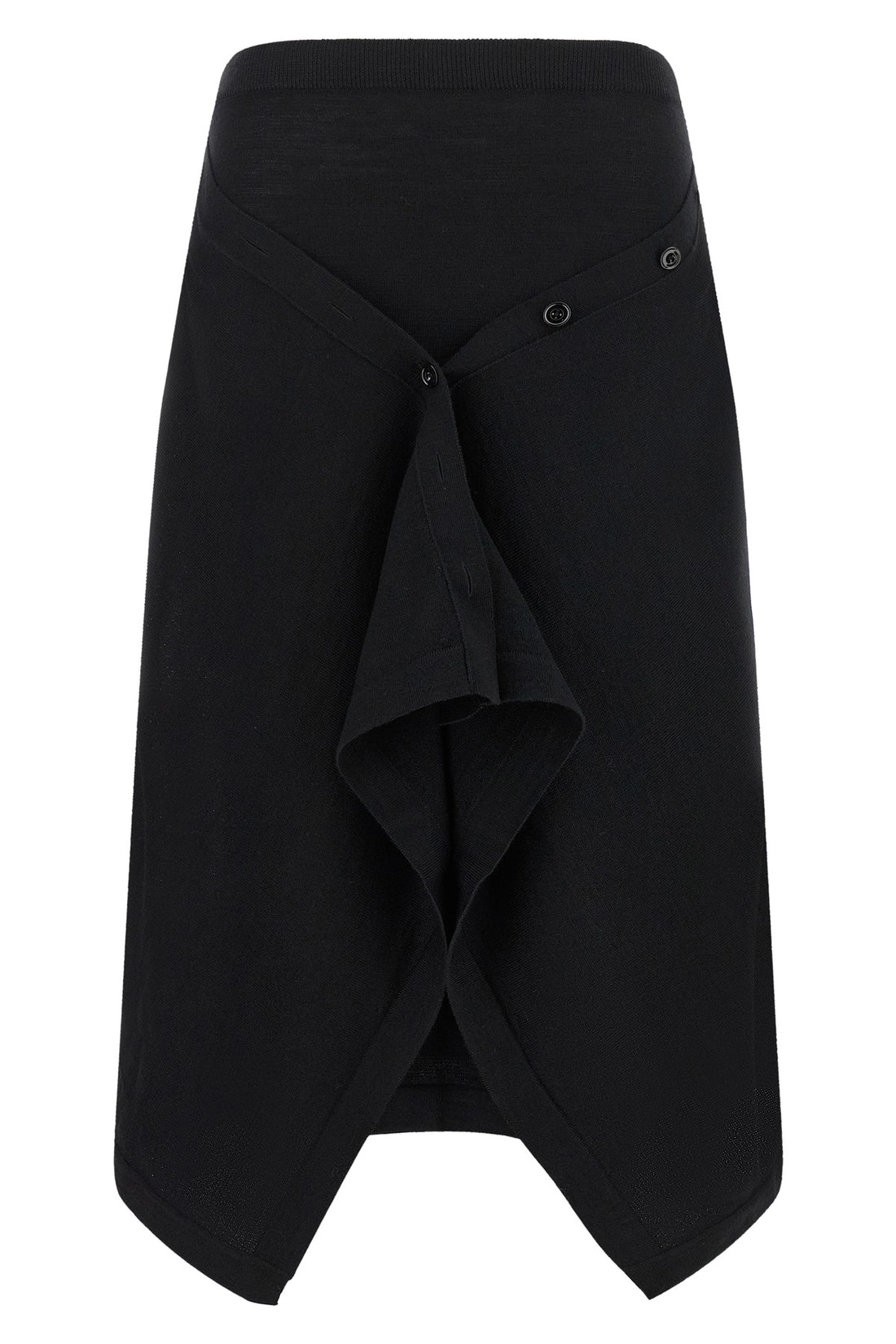 LEMAIRE M the lemaire skirt redefines the codes of knitwear through a sculptural and decon