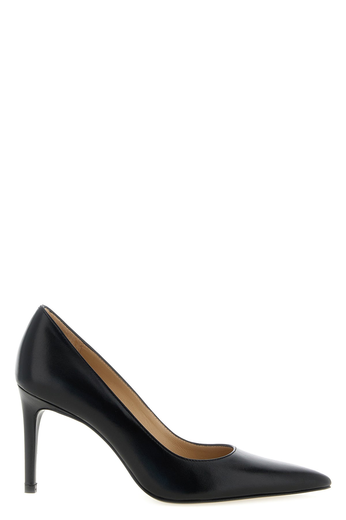 stuart power leather pumps