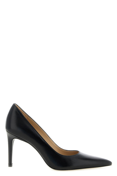 stuart power leather pumps