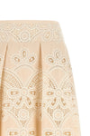 elie saabs long skirt is an exercise in structural precision and material contr