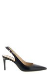 stuart power smooth calf leather slingbacks