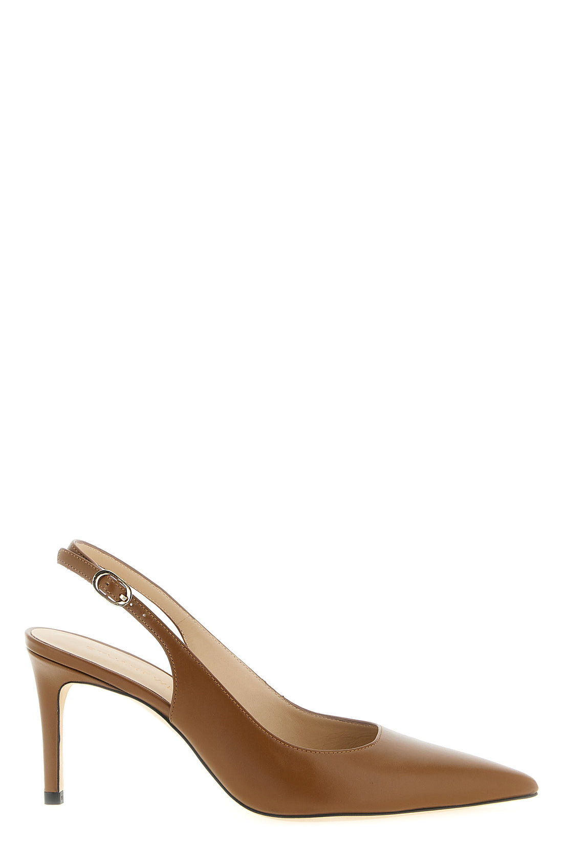 STUART WEITZMAN 36.5 stuart power smooth calf leather slingbacks