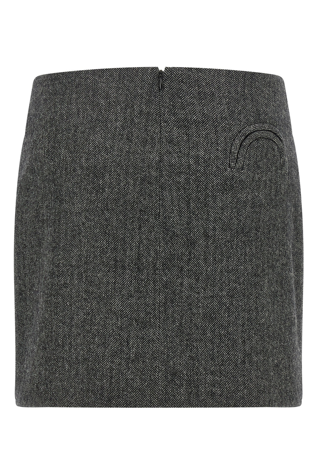 BLAZÉ MILANO 1 the blazé milano coci mini skirt defines the silhouette through a rigorous sar
