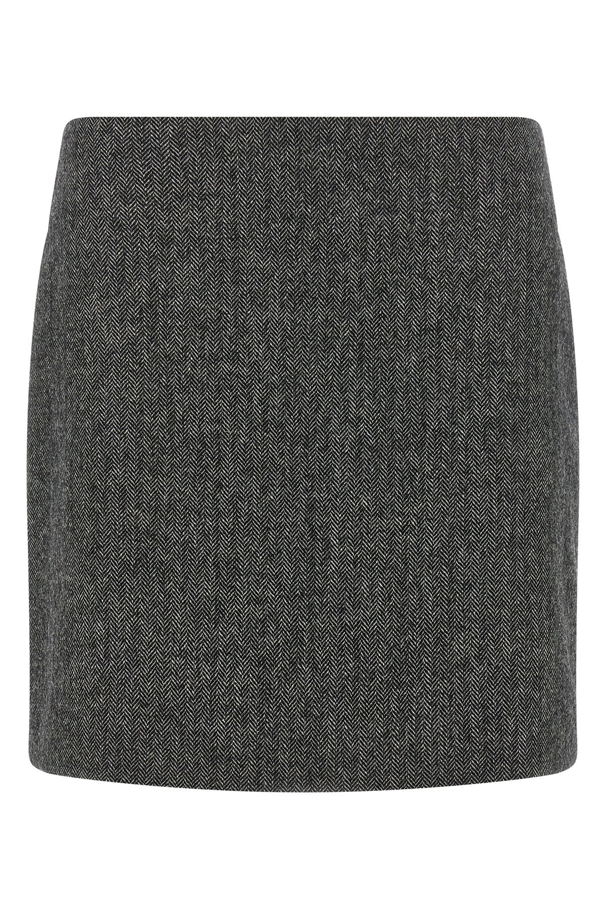 the blazé milano coci mini skirt defines the silhouette through a rigorous sar
