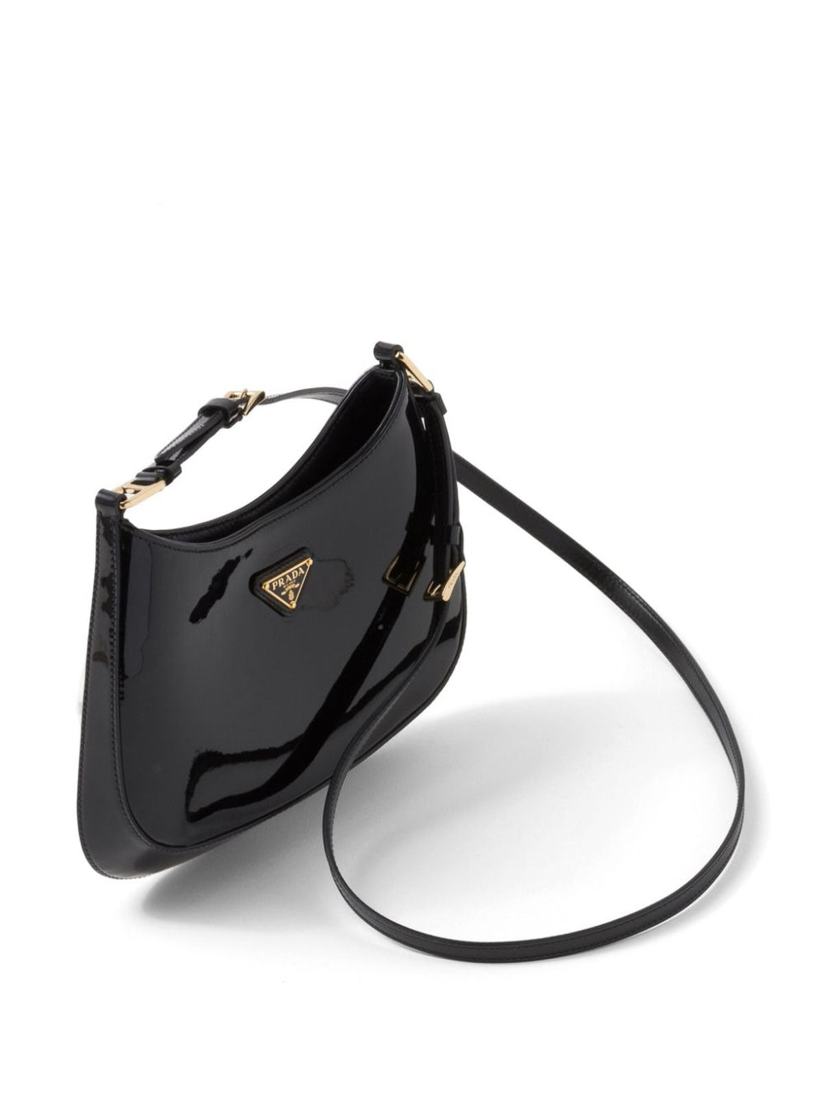 Cleo Patent Leather Shoulder Bag