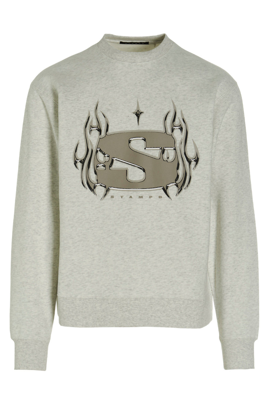STAMPD S chrome flame cotton blend sweatshirt