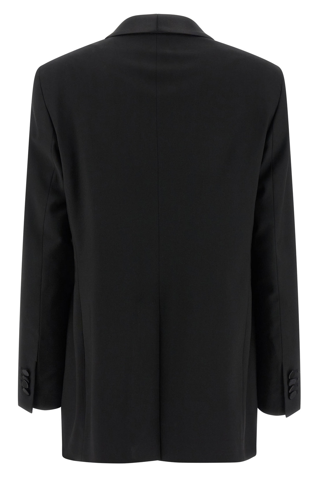 TAGLIATORE 42 super 120s natural stretch virgin wool clarita tuxedo dress