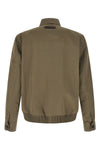 linen and cotton blend blouson