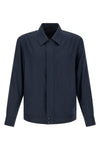 linen and wool blouson