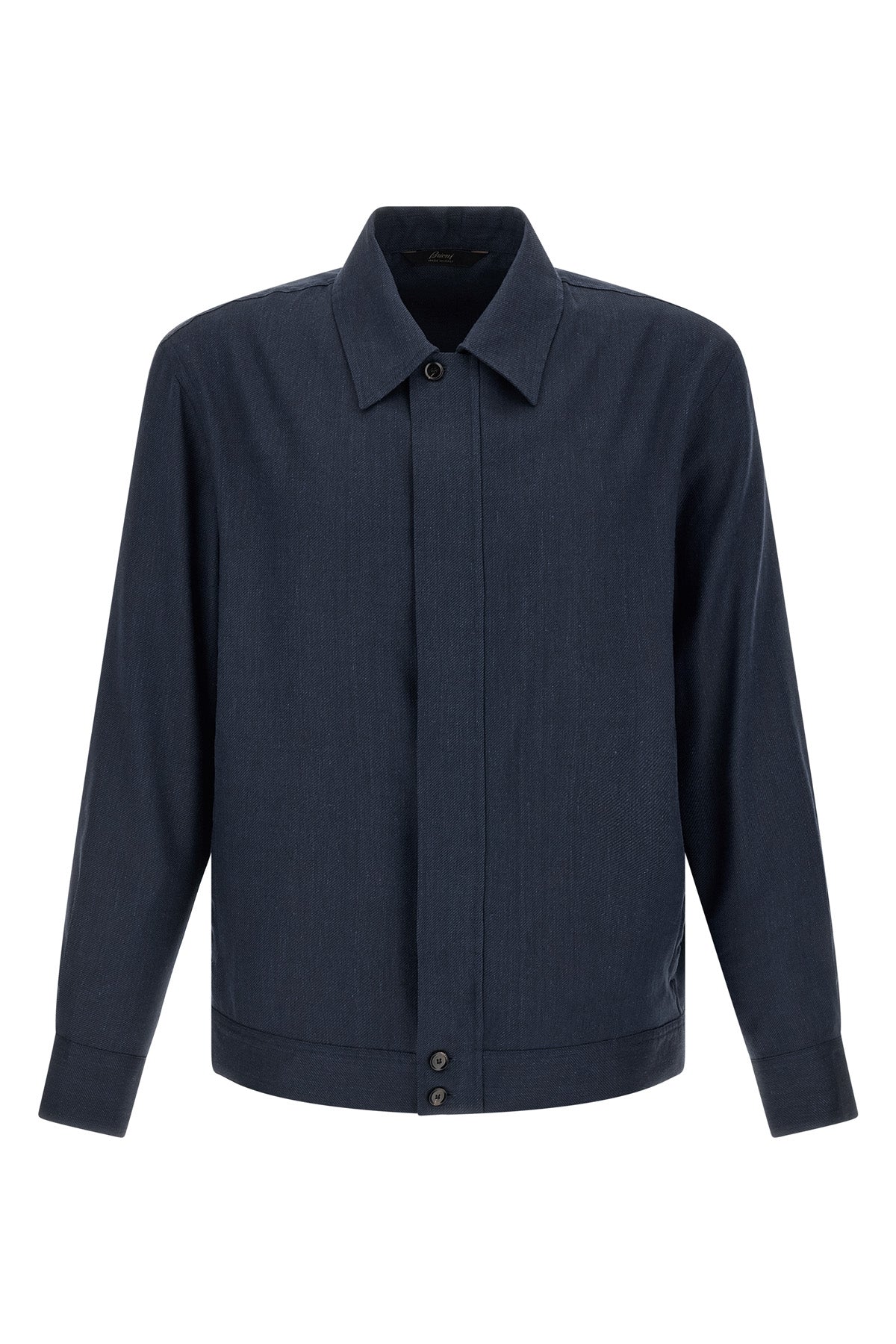 linen and wool blouson
