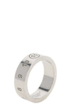 the maison margiela ring in 925 silver is distinguished by a band construction