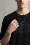 silver necklace