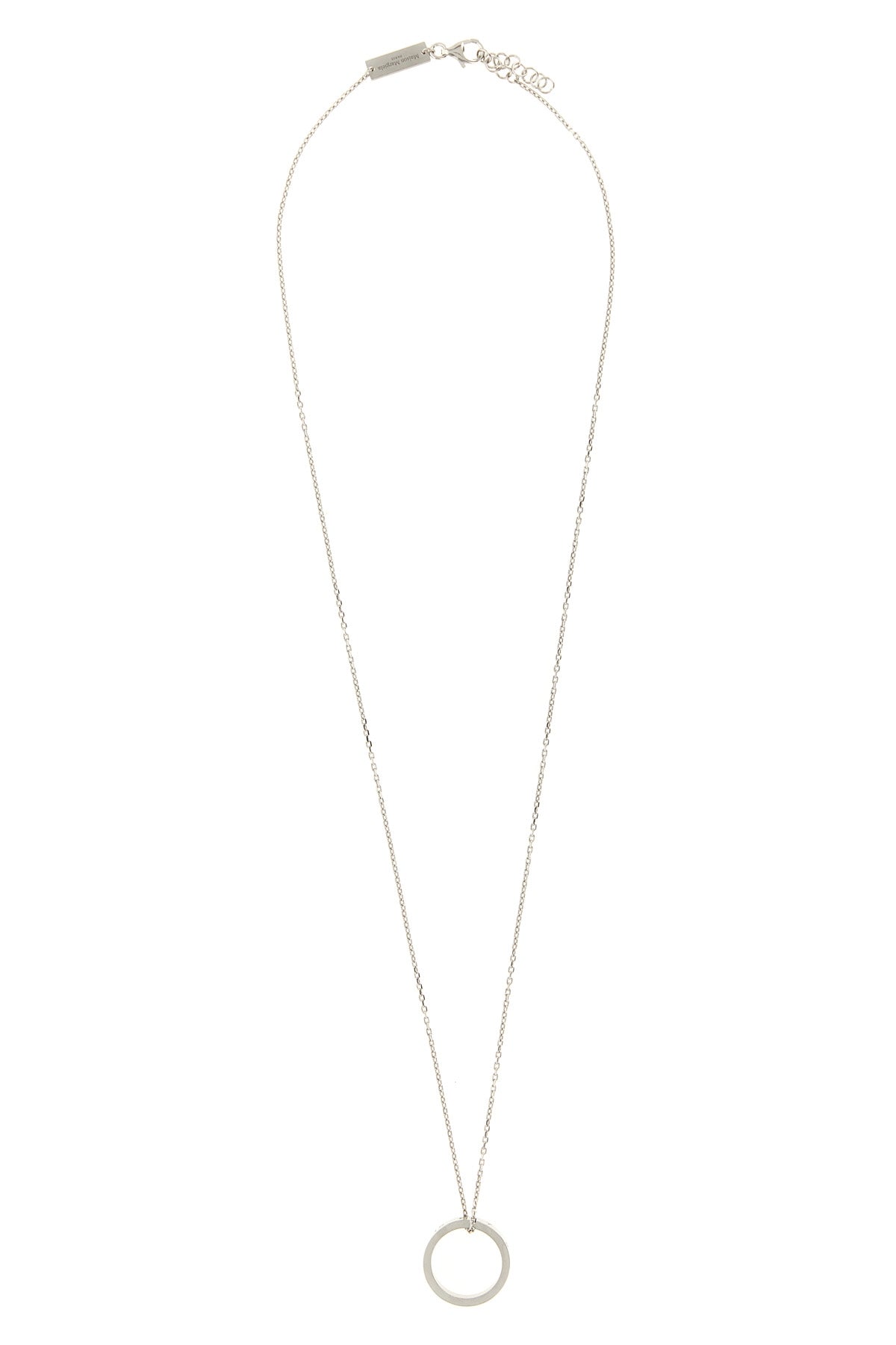 maison margielas numeric necklace presents a minimalist interpretation of the