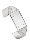 palladium-galvanized brass bangle coated
