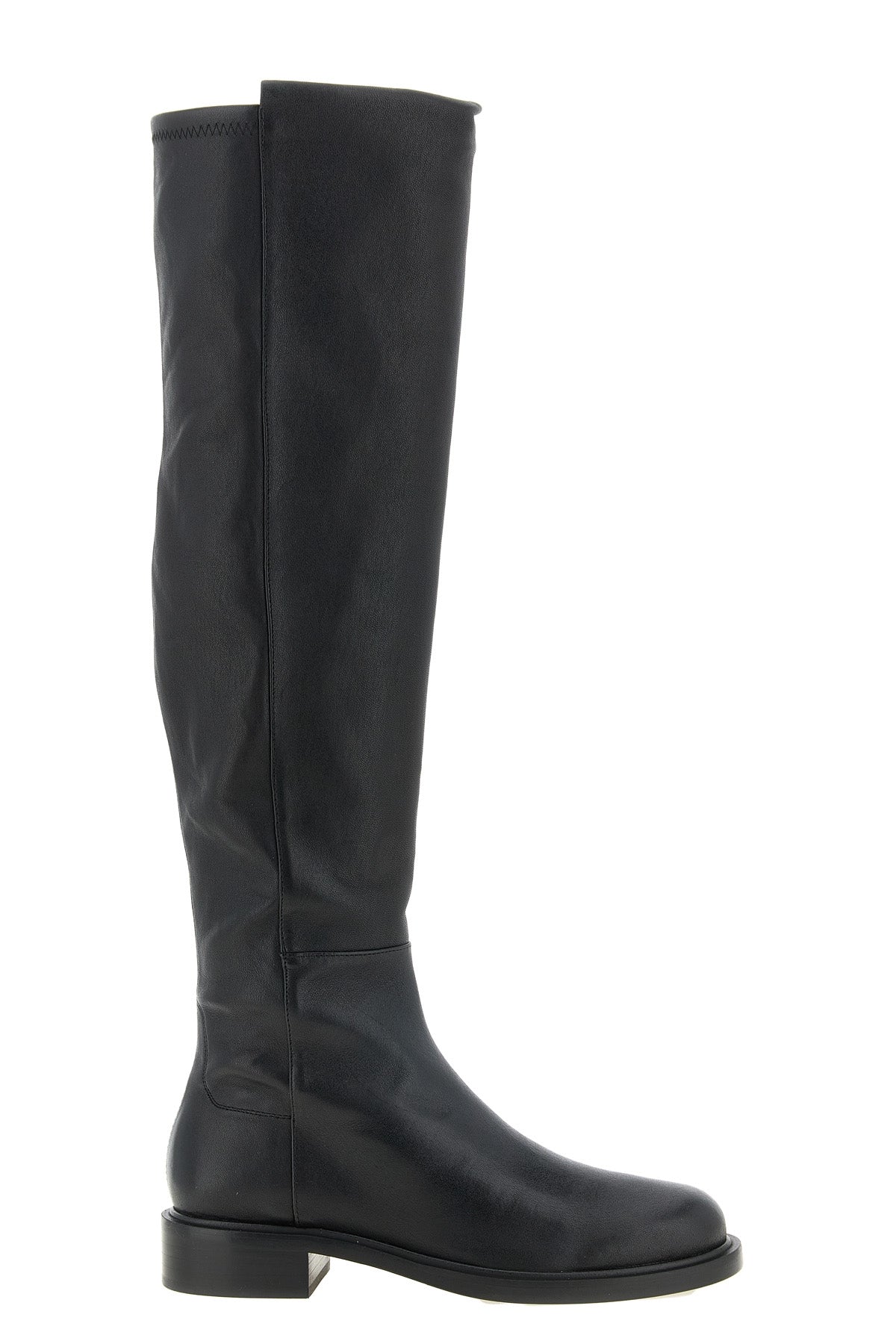 stuart weitzman 5050 gisele above-the-knee boots define an enveloping silhouet