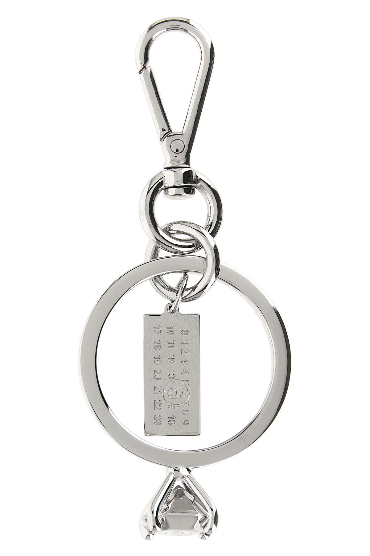the maison margiela mm6 numeric keyring