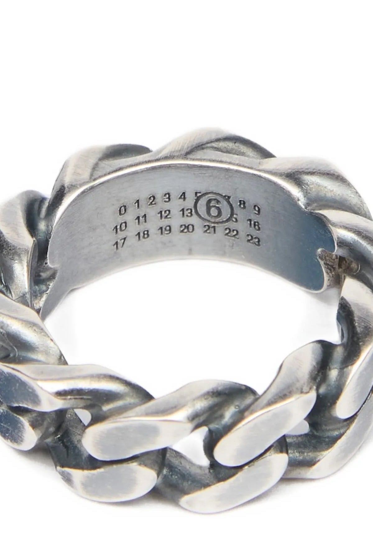 the maison margiela mm6 ring anello catena