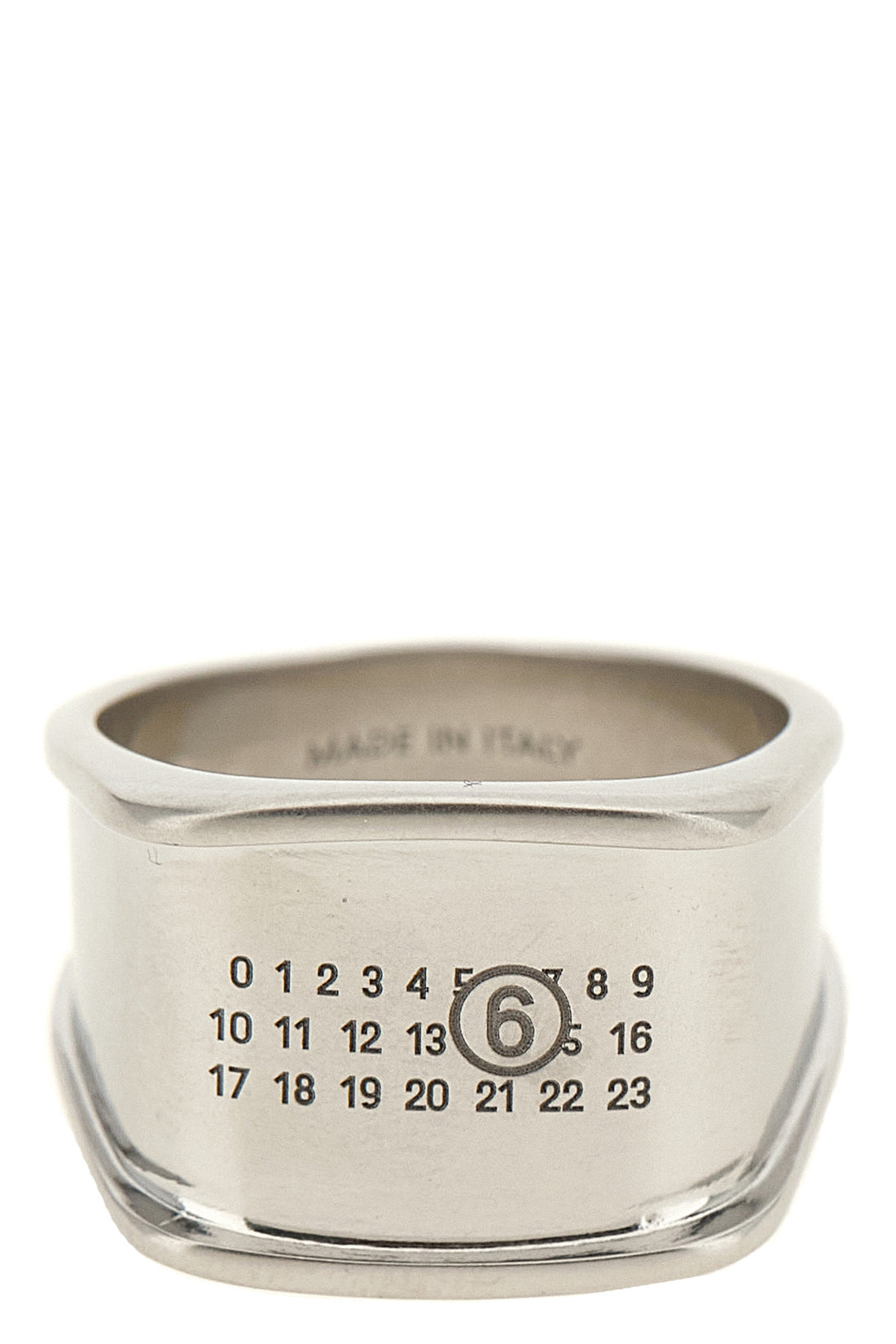 MM6 L the maison margiela mm6 ring numeric logo