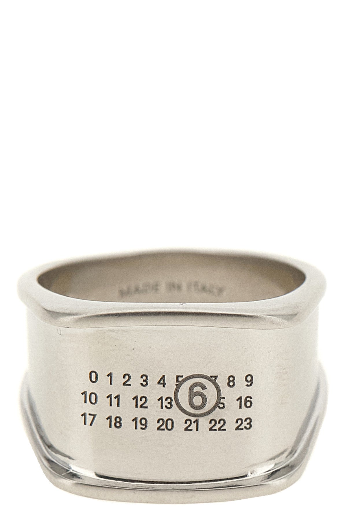 the maison margiela mm6 ring numeric logo