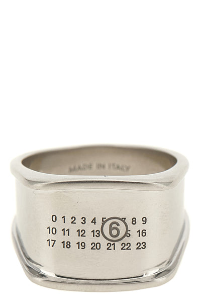 the maison margiela mm6 ring numeric logo