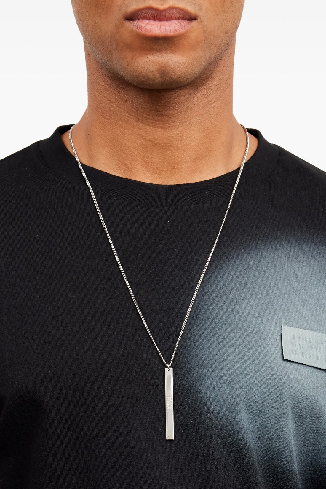 MM6 OS the mm6 maison margiela numeric bar necklace