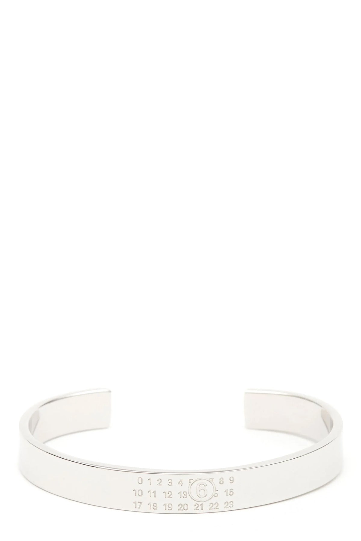 the mm6 maison margiela numeric minimal signature bracelet redefines the codes