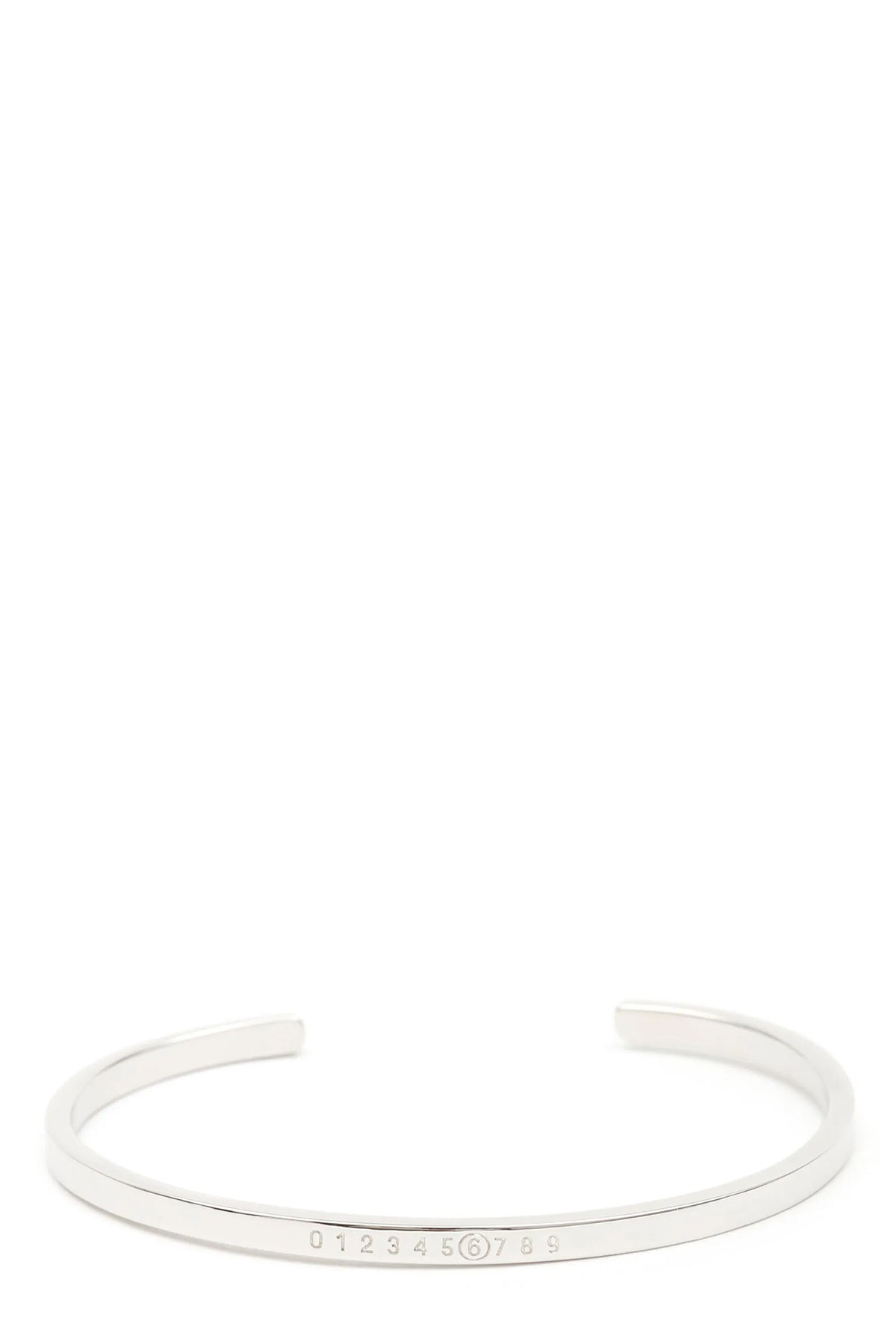 the mm6 maison margiela numeric minimal signature bangle redefines the codes of