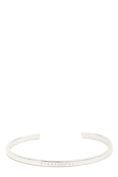 the mm6 maison margiela numeric minimal signature bangle redefines the codes of