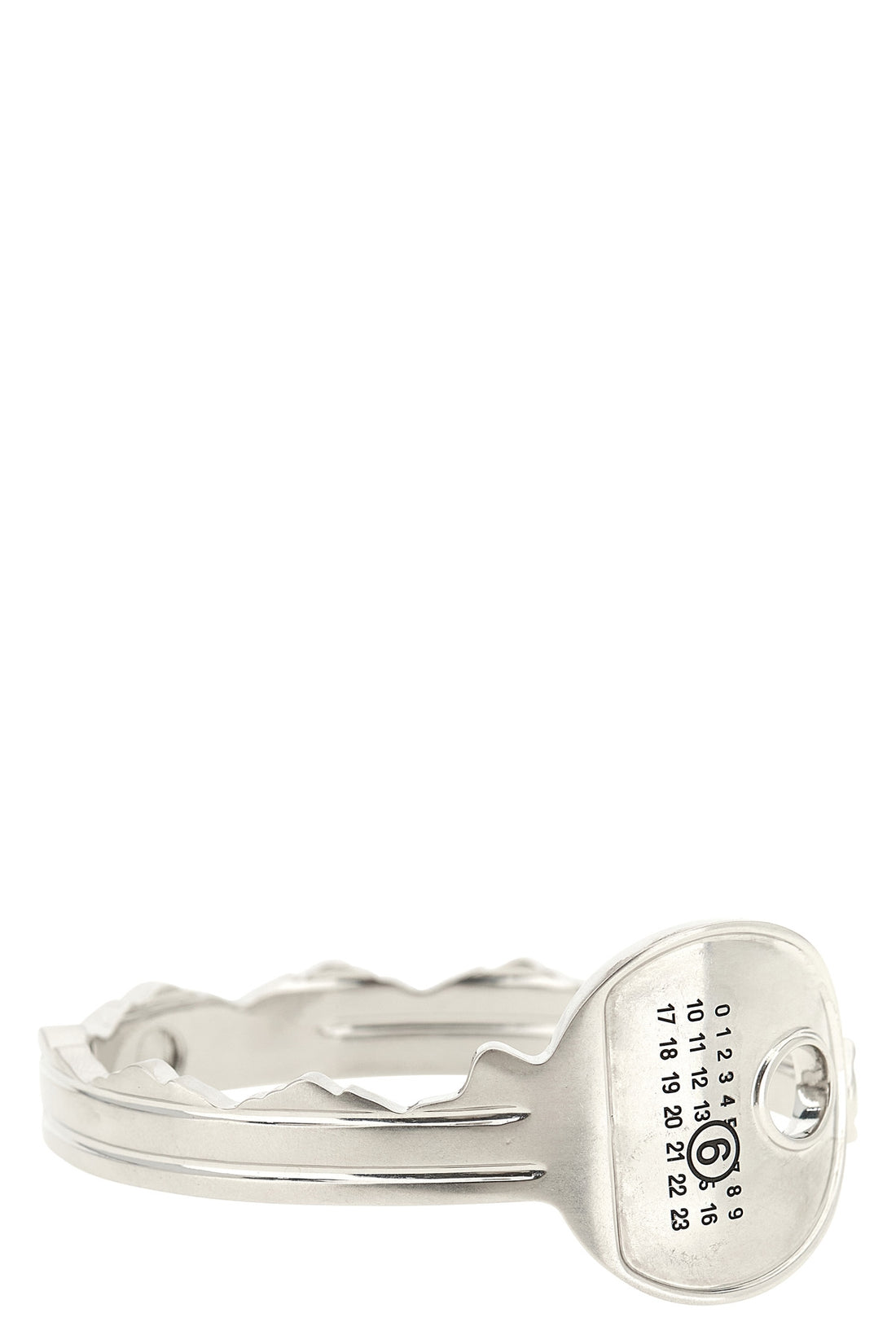 MM6 2 metal key-shaped bangle