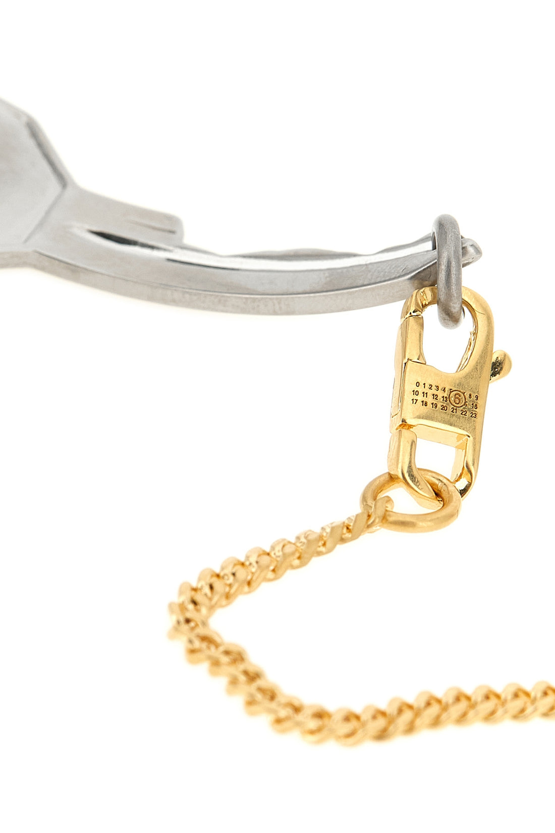MM6 S the mm6 maison margiela key necklace reinterprets everyday objects through a con
