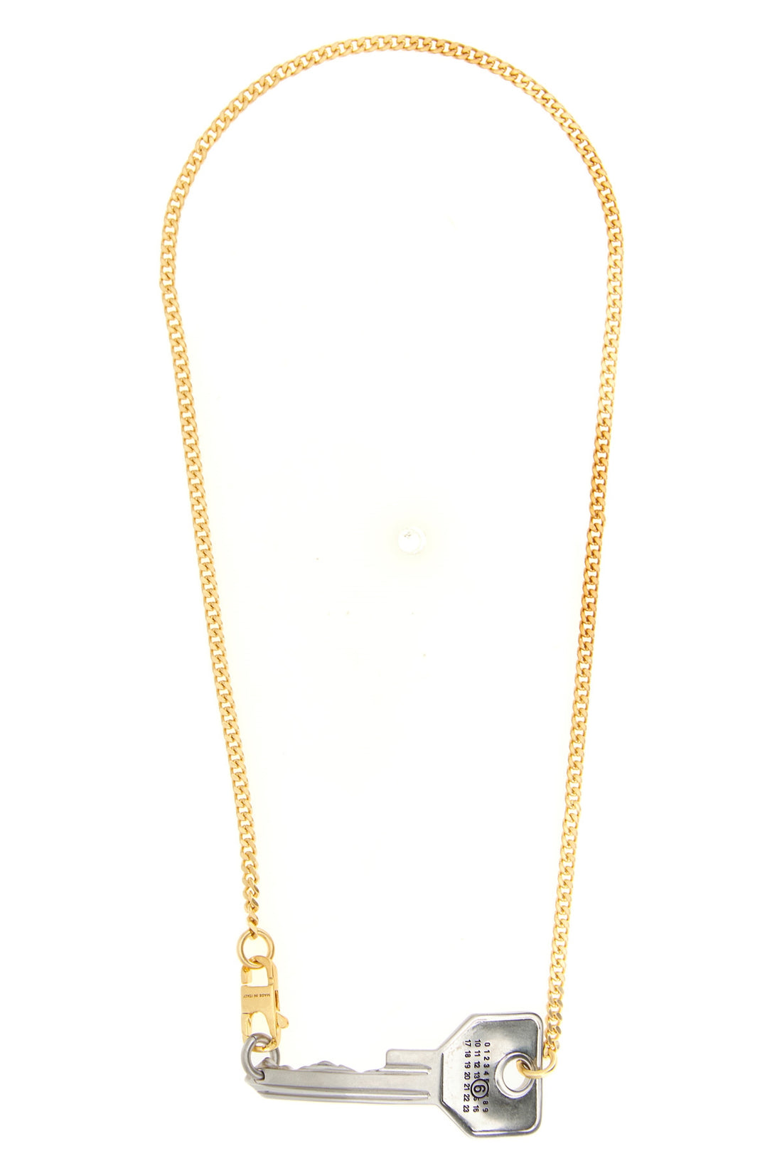 MM6 S the mm6 maison margiela key necklace reinterprets everyday objects through a con